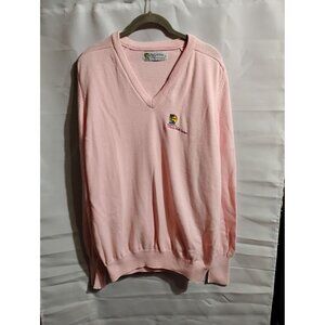 THE GOLF SHOP MEN'S GOLF SWEATER X LARGE PINK MADE IN USA